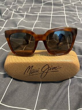 Maui Jim Heliconia Sunglasses Koa Tortoise Polarized With Case